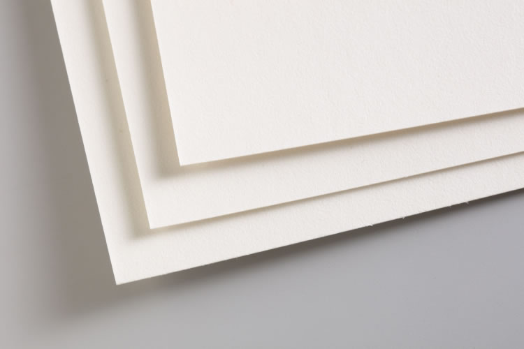 Clairefontaine Pastelmat Card - White 19-1/2 x 27-1/2 5 Sheets