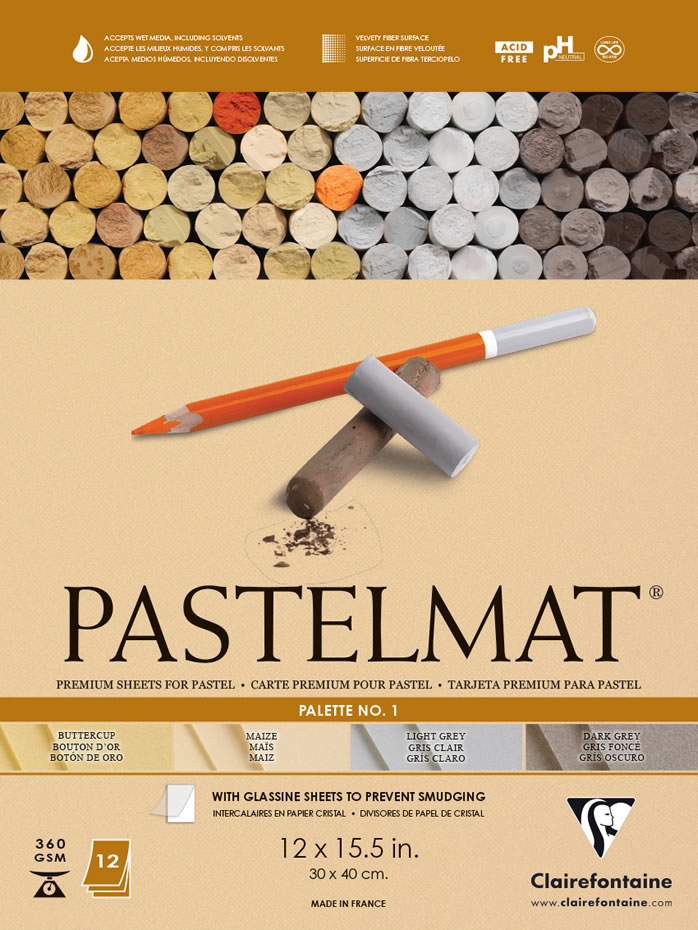 Pastelmat Pad - Palette No. 1, 12 x 15-3/4